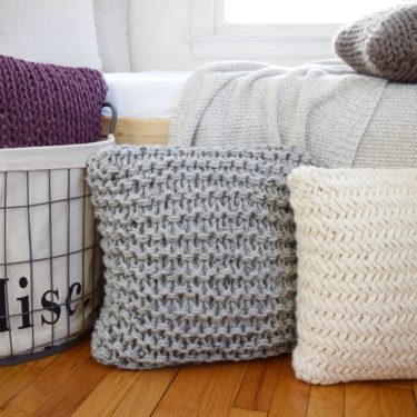 Chunky Throw Pillow Set