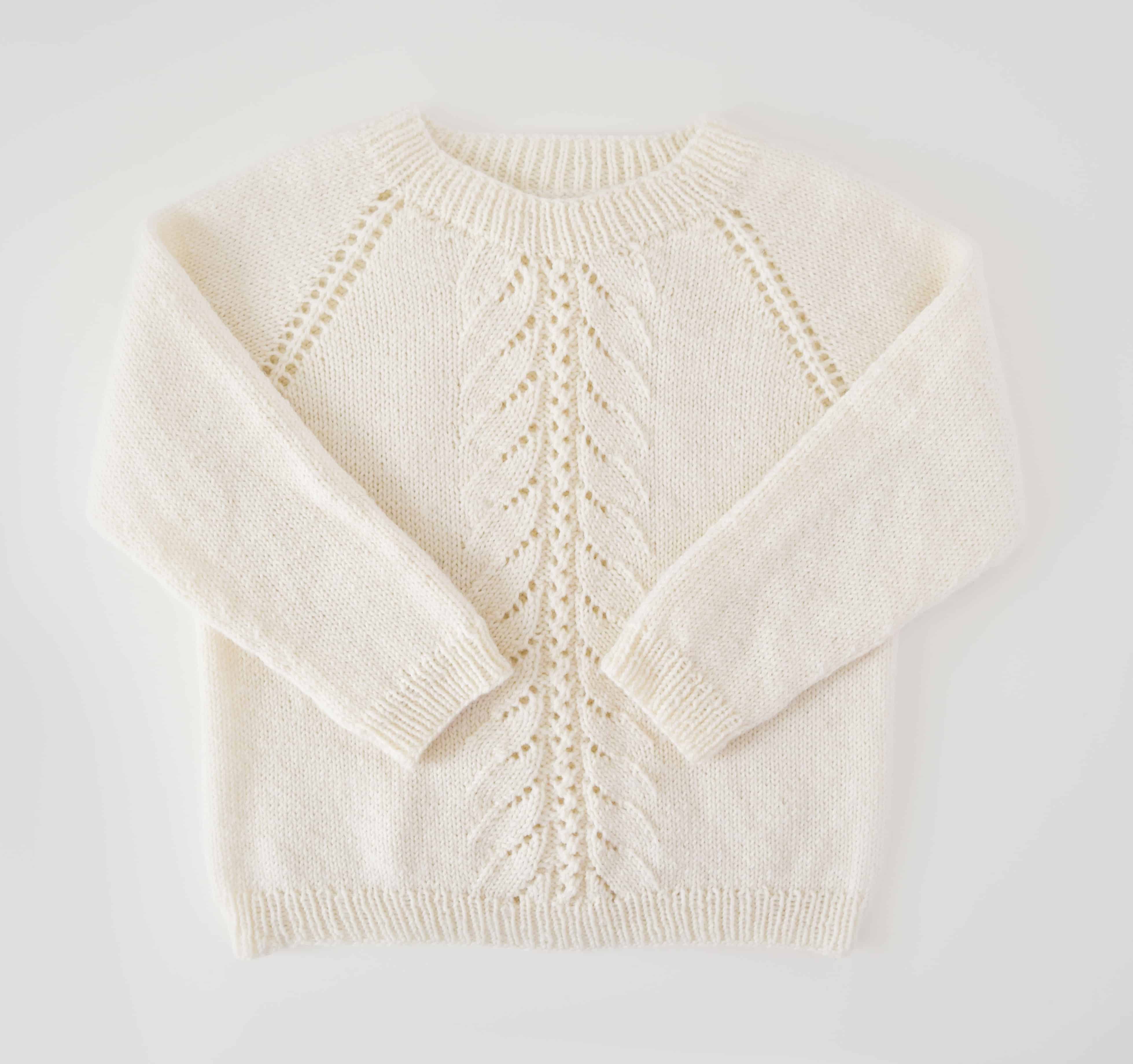 Itty Bitty Pretty Sweater by Maison Dene - Knifty Knittings