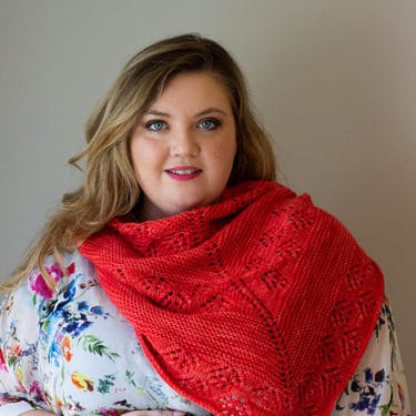 Canopy - knit shawl pattern from Knifty Knittings x KnitCrate #knittingpattern #knitcrate #kniftyknittings