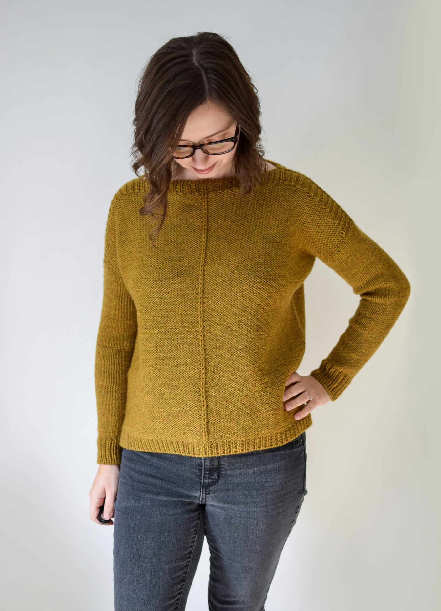 How to Add Length to a Knit Sweater - Knifty Knittings