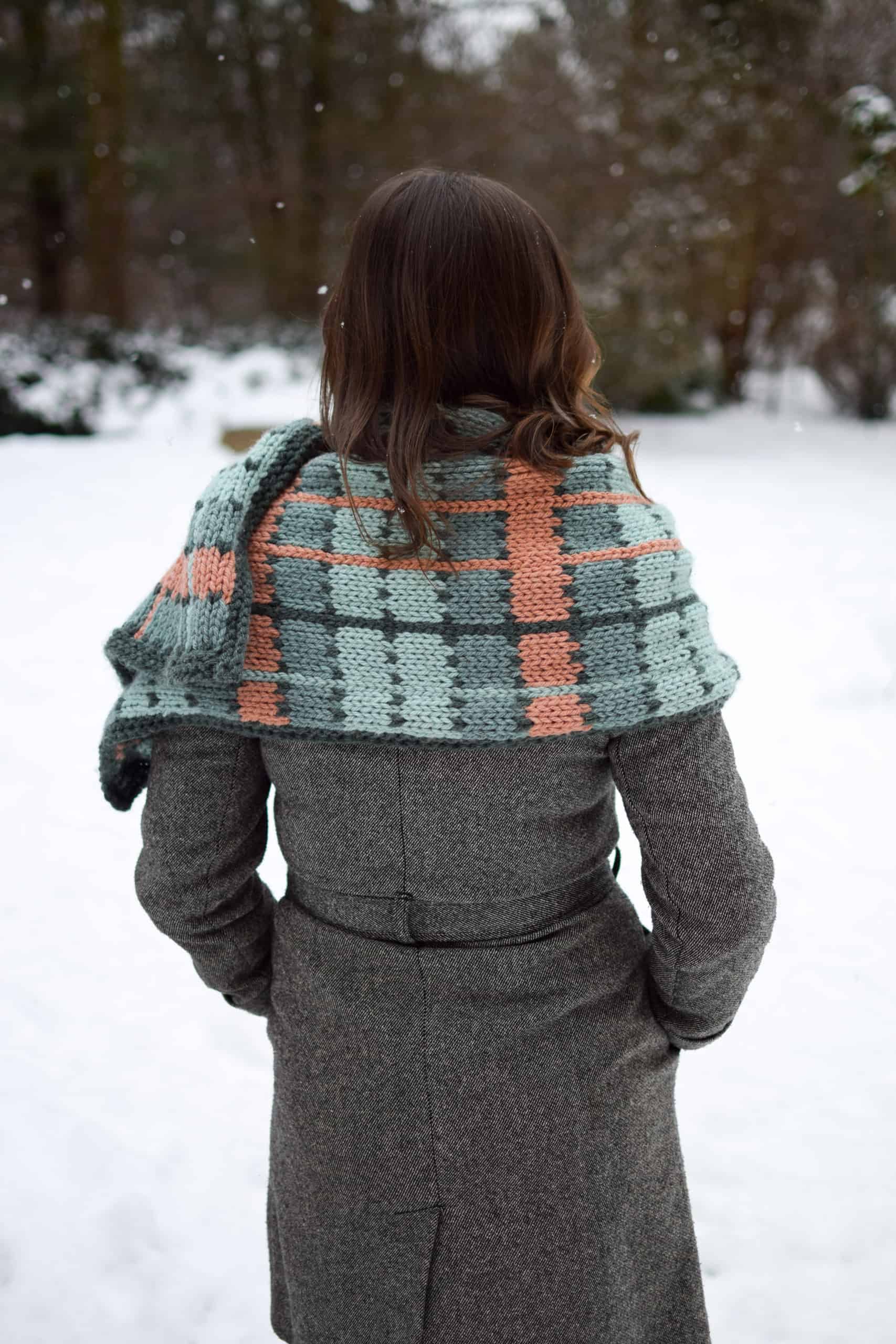 Crossroads Wrap - Free Pattern - Knifty Knittings